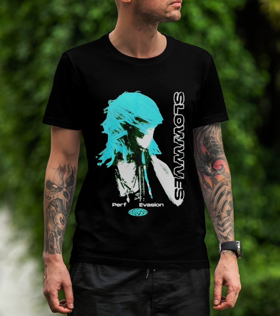 Slowwves Perfect Evasion Asia Blue Hair T-Shirt