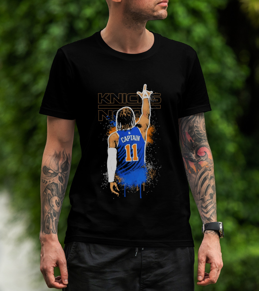Captain 11 Knicks Now Basketball T-Shirt