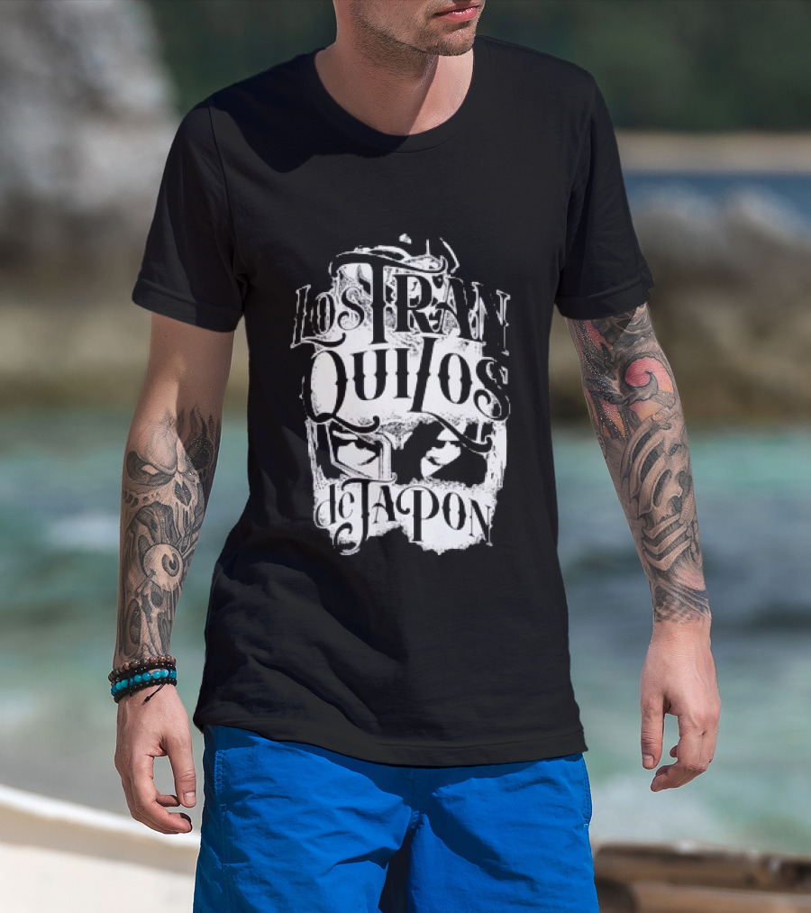 Los Tranquilos De Japon Bushi Mask Design Japan T-Shirt
