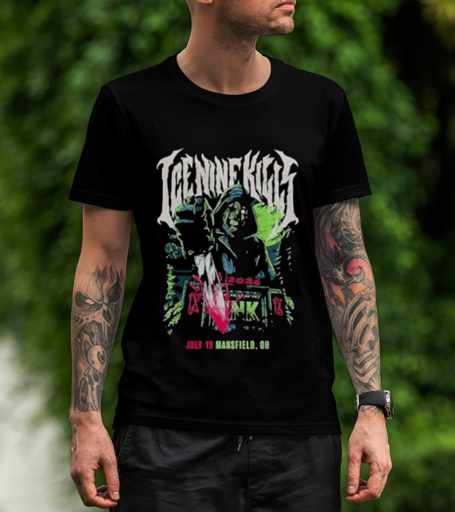 Ice Nine Kills Inkcarceration Event Mansfield OH July 19 2026 Horror Graphic Novel T-Shirt