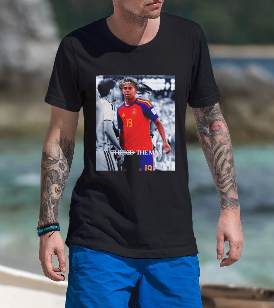Spain 19 Lamine Yamal The Kid The Man T-Shirt