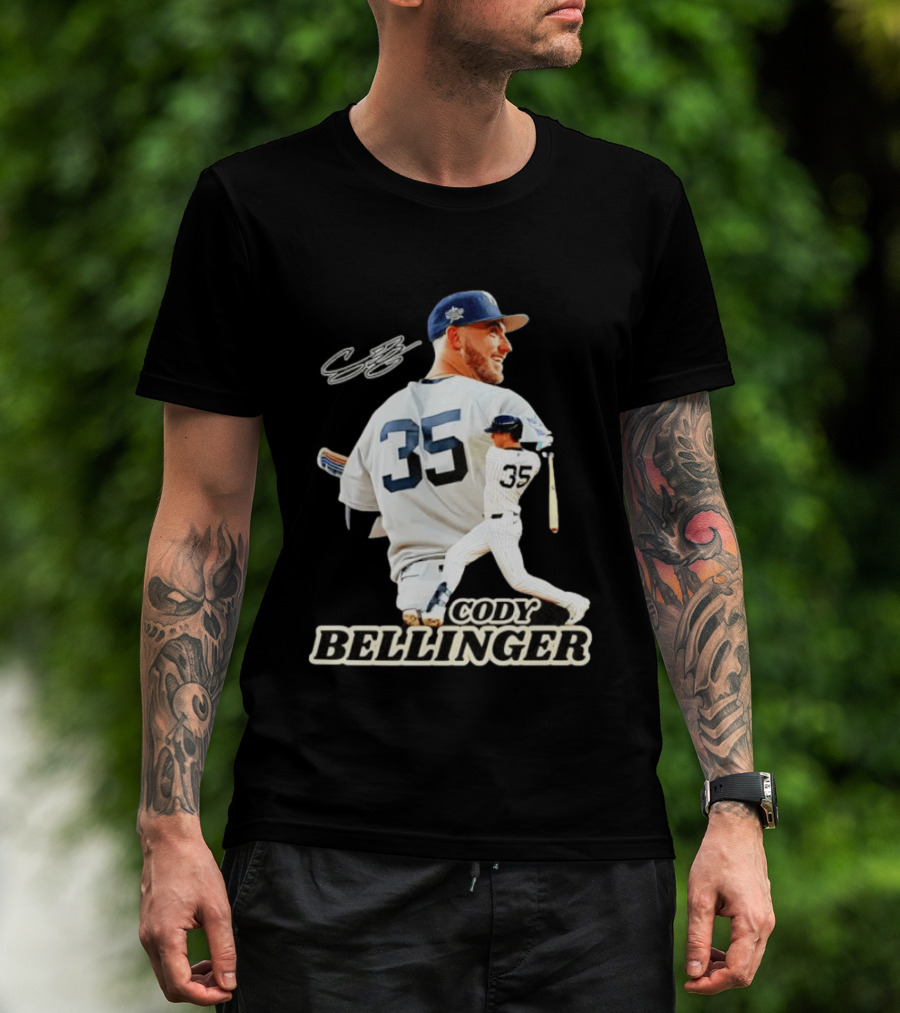 Cody Bellinger 35 New York Yankees MLB Baseball Player T-Shirt