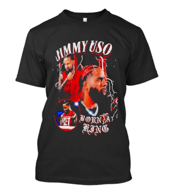 Jimmy Uso Born A King WWE Red Lightning T-Shirt