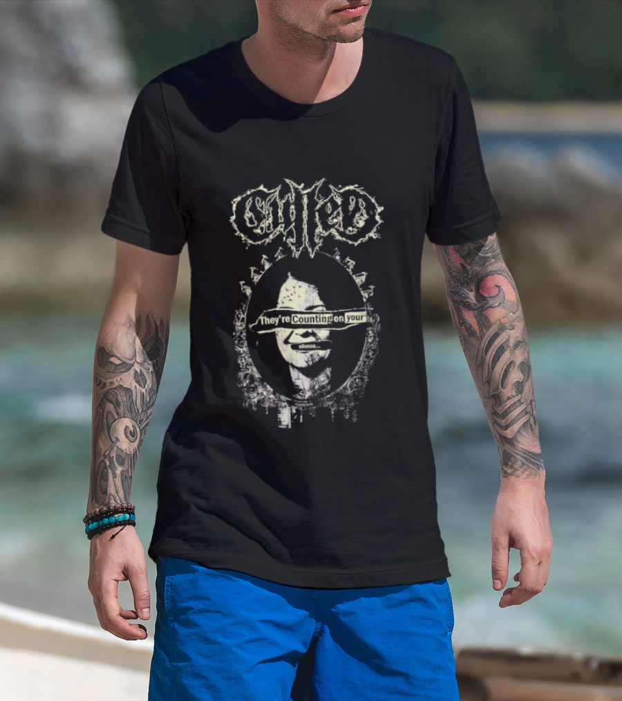 Culled They're Counting On Your Silence Cryptic Hat T-Shirt