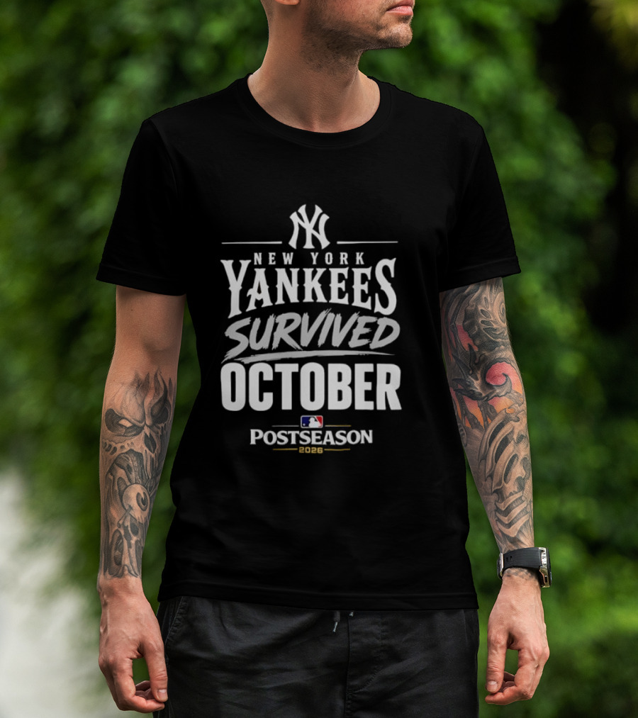 New York Yankees Survived October MLB Postseason 2026 T-Shirt