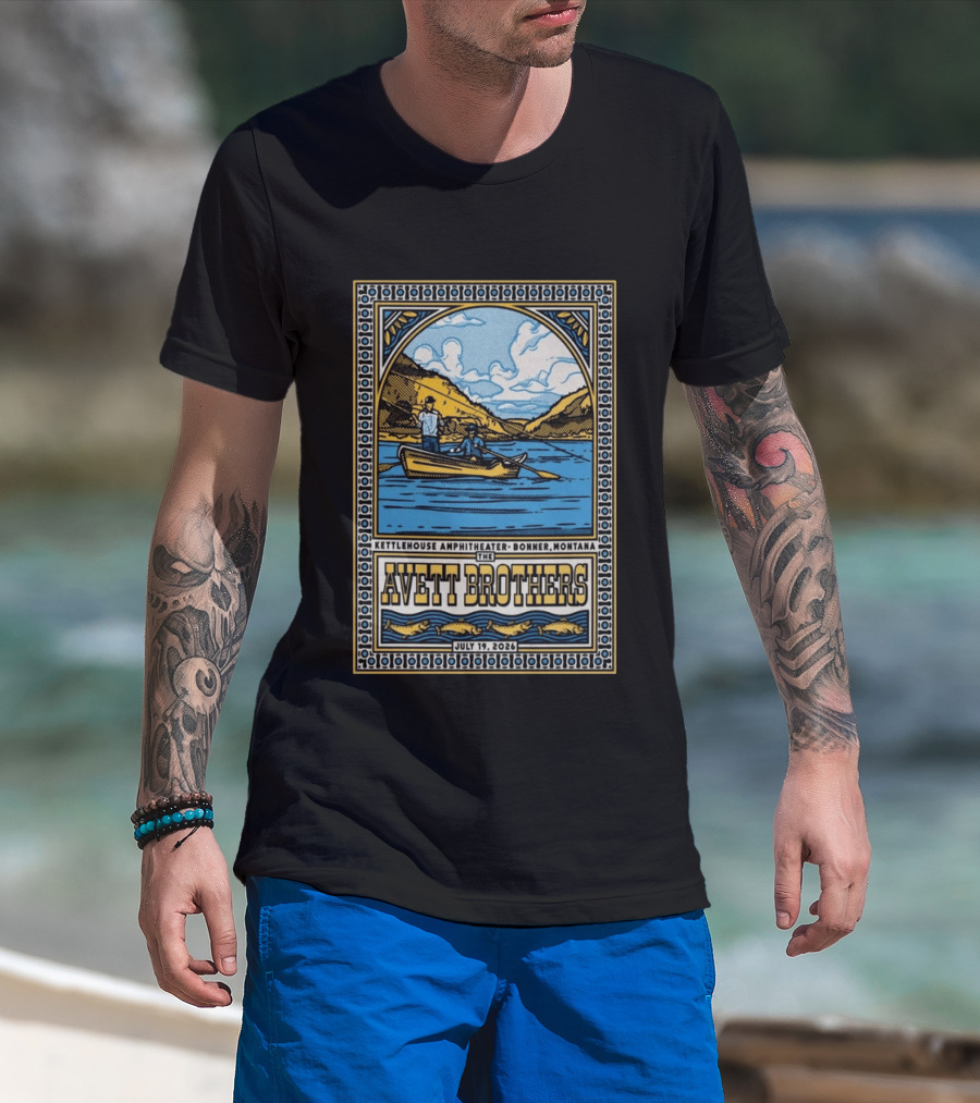 The Avett Brothers KettleHouse Amphitheater Bonner Montana July 19 2026 T-Shirt