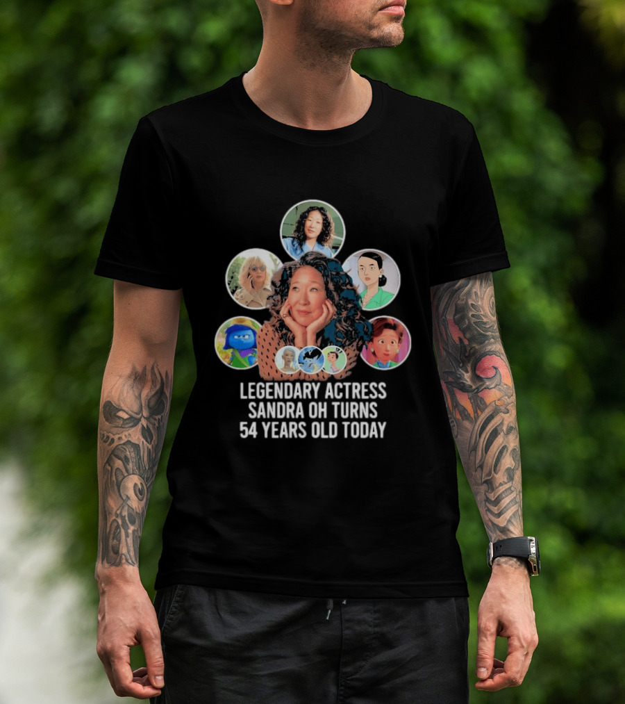 Legendary Actress Sandra Oh Turns 54 Years Old Today T-Shirt