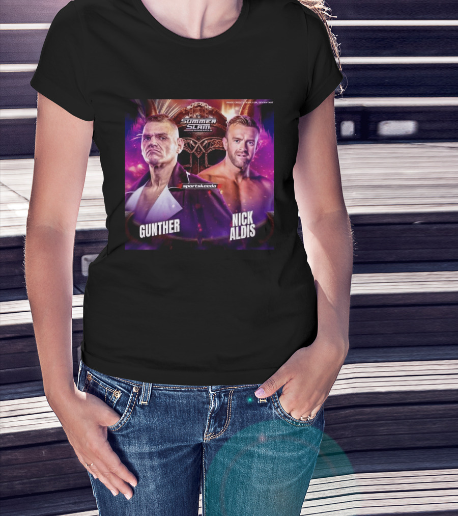 SummerSlam 2026 Gunther Vs Nick Aldis WWE Minneapolis Showdown T-Shirt