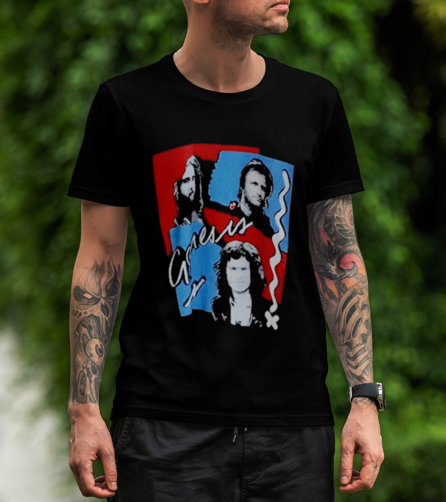 Genesis 1982 European Tour Rare Vintage Music Memorabilia T-Shirt