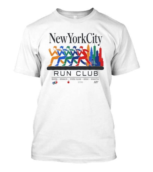 New York City Run Club 1998 Queens Brooklyn Staten Island Bronx Manhattan T-Shirt