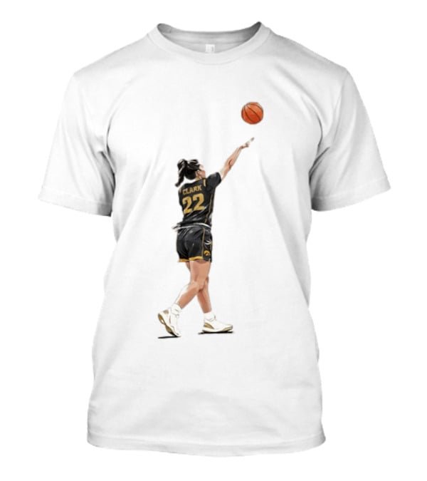 Caitlin Clark 22 Iowa Basketball WNBA Game Day Indiana Fever T-Shirt