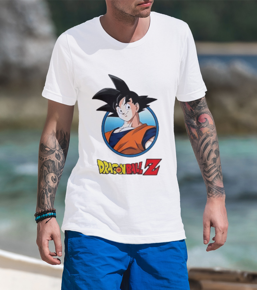 Dragon Ball Z Goku Face Anime T-Shirt