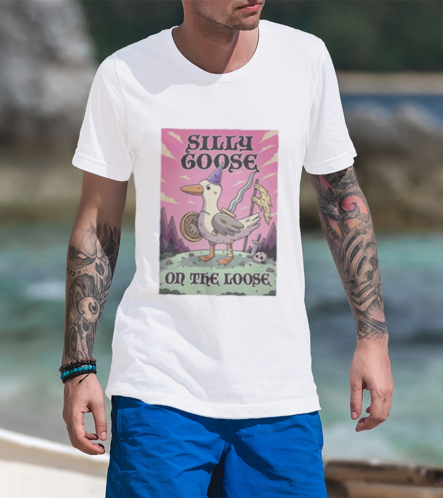 Silly Goose On The Loose Medieval Adventure T-Shirt