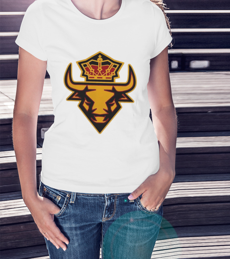 Spain Bull Emblem Royalty Team Crown T-Shirt