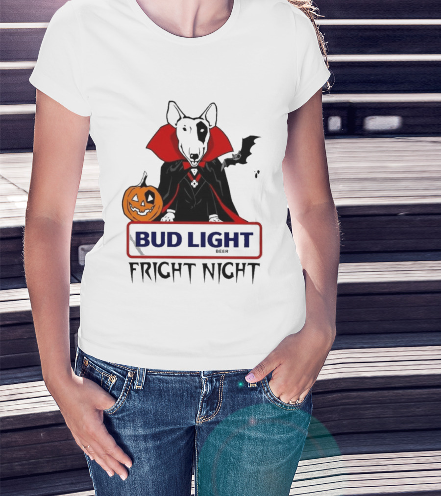 Bud Light Spuds MacKenzie Fright Night 80s Halloween T-Shirt
