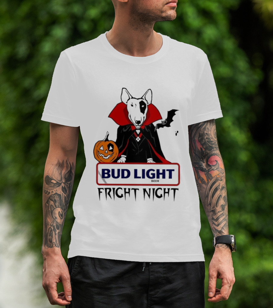 Bud Light Spuds MacKenzie Fright Night 80s Halloween T-Shirt