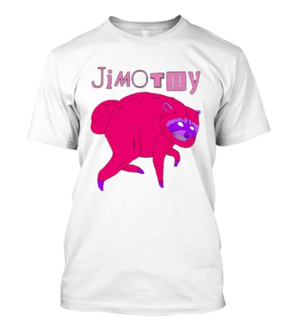 Jimothy Pink Raccoon T-Shirt