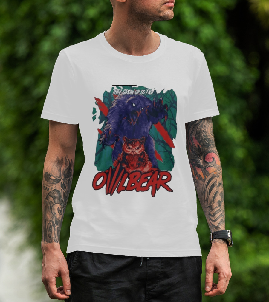 They Grow Up So Fast Owlbear Fantasy Creature T-Shirt