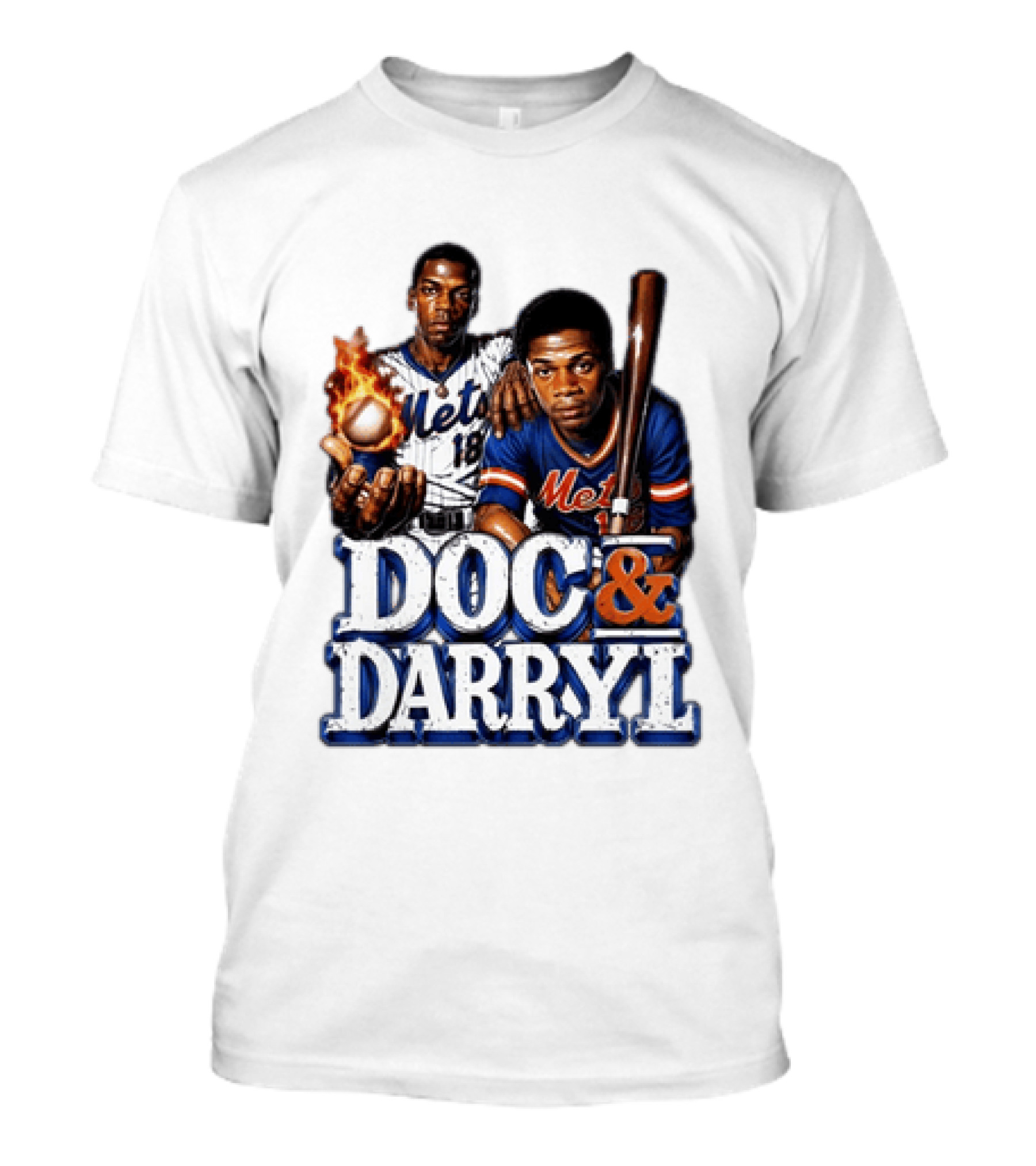 New York Mets Doc Gooden Darryl Strawberry Mets Iconic MLB Legends T-Shirt