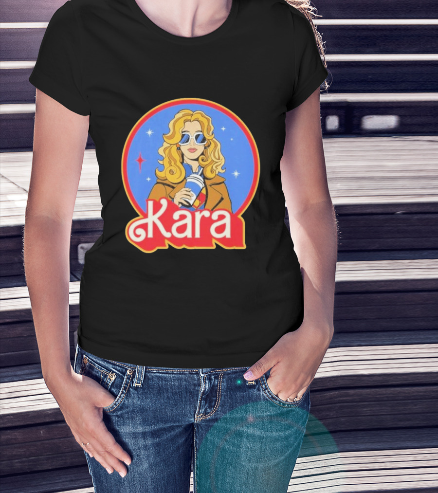 Kara 2026 Screencrush Sunglasses Coffee T-Shirt