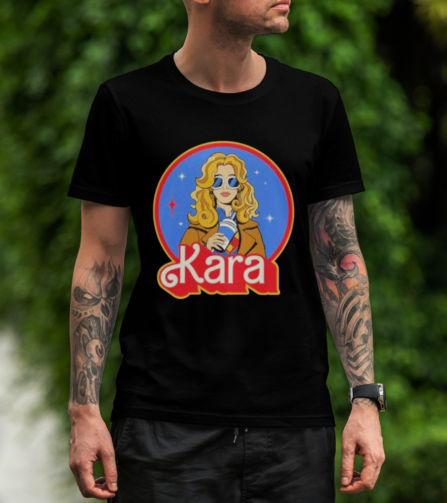 Kara 2026 Screencrush Sunglasses Coffee T-Shirt