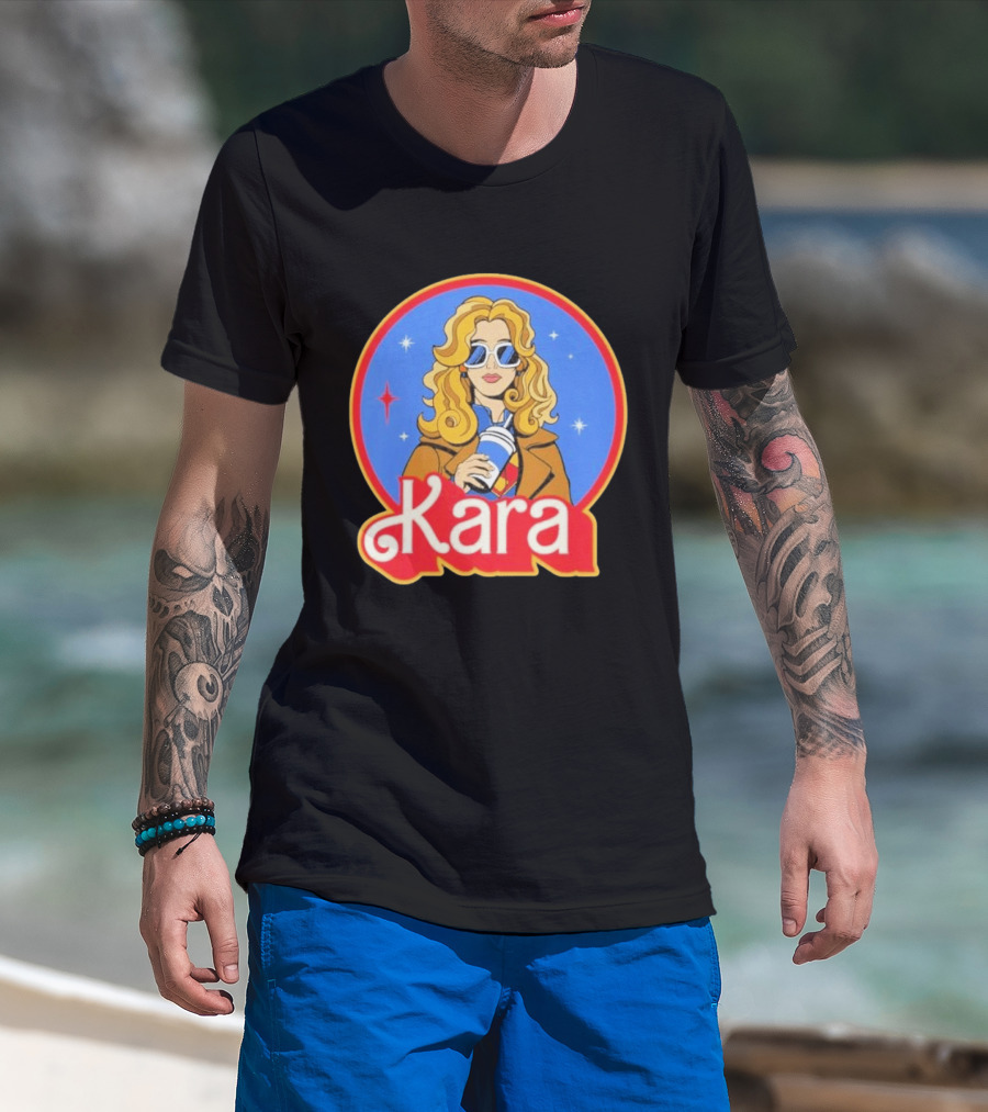 Kara 2026 Screencrush Sunglasses Coffee T-Shirt