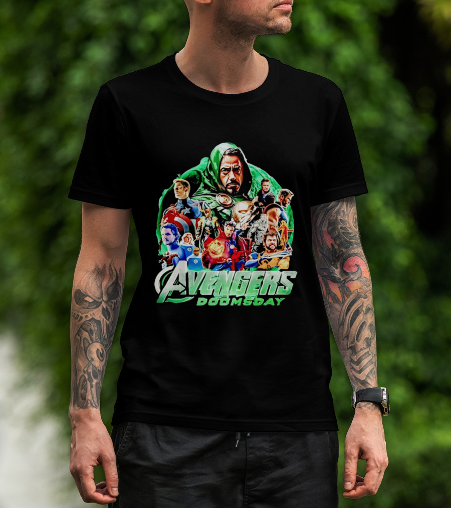 Avengers Doomsday Iron Man Captain America Marvel T-Shirt