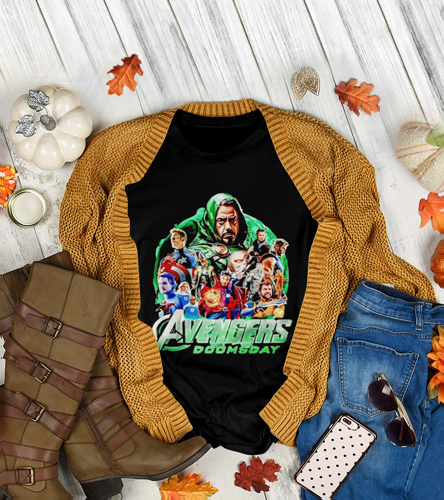 Avengers Doomsday Iron Man Captain America Marvel T-Shirt