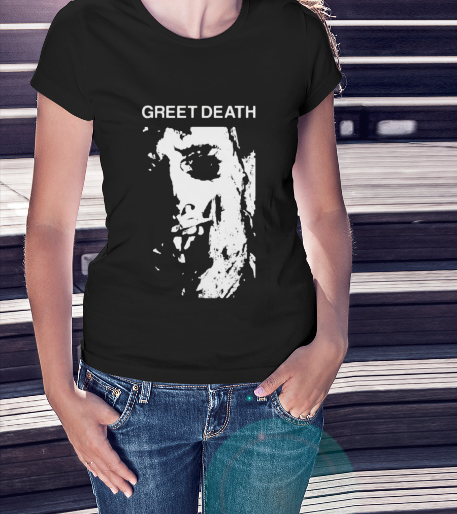 Evil Greed Store Greet Death Leatherface Horror T-Shirt