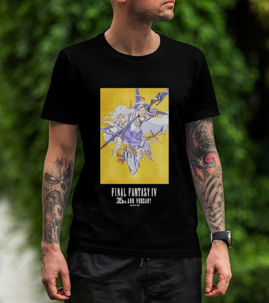 Final Fantasy IV 35th Anniversary Knight Leaping Heroic T-Shirt