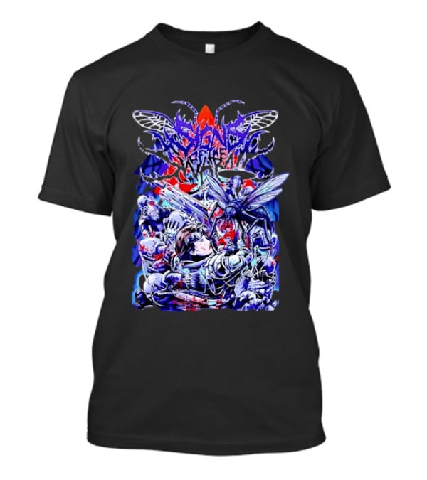 Alien Invasion Creature Sci Fi Horror Battle Scene T-Shirt