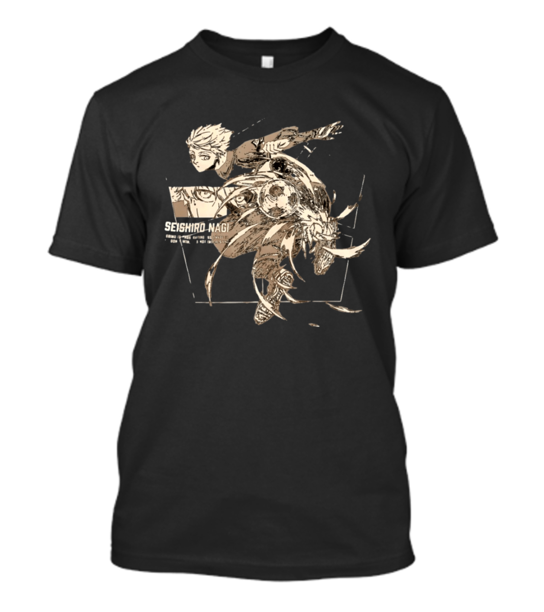 Seishiro Nagi Losing Is Frustrating So I Hate It Soccer Action Manga T-Shirt