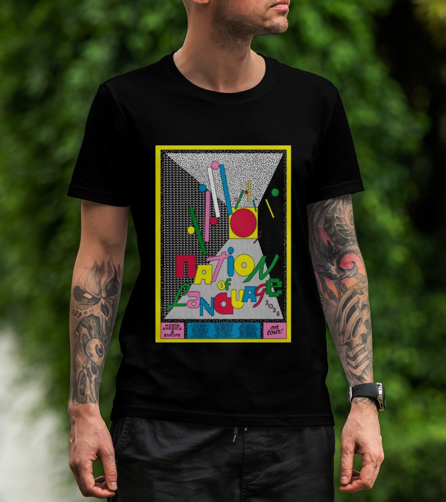 Nation Of Language North America Europe 2026 Tour On Tour T-Shirt