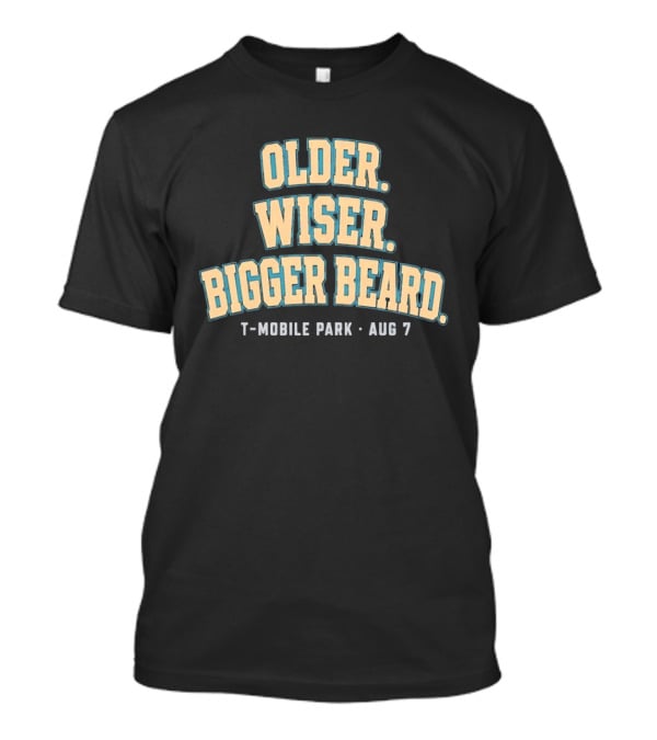 Older Wiser Bigger Beard Mobile Park Aug 7 T-Shirt