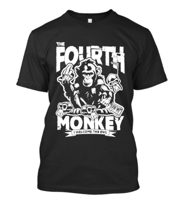 The Fourth Monkey Welcome The Evil Chimpanzee T-Shirt