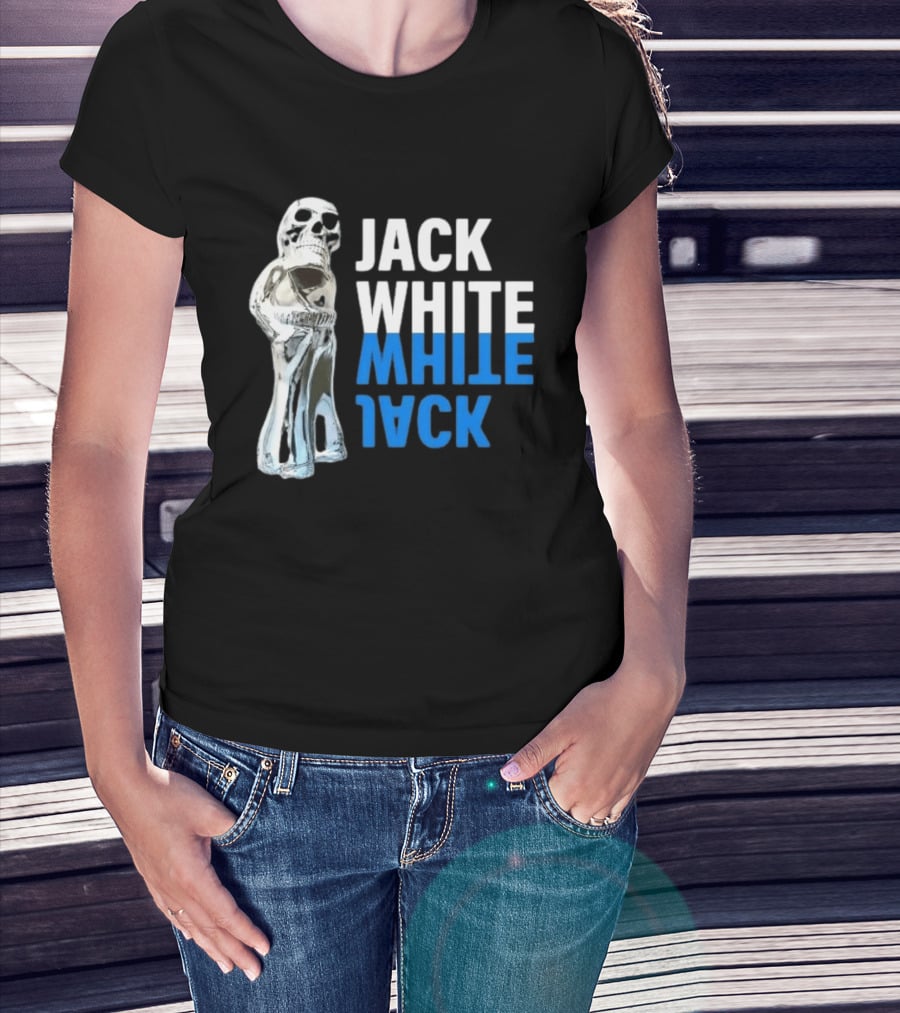 Jack White Frozen Charlatan Skull Third Man Records Store T-Shirt