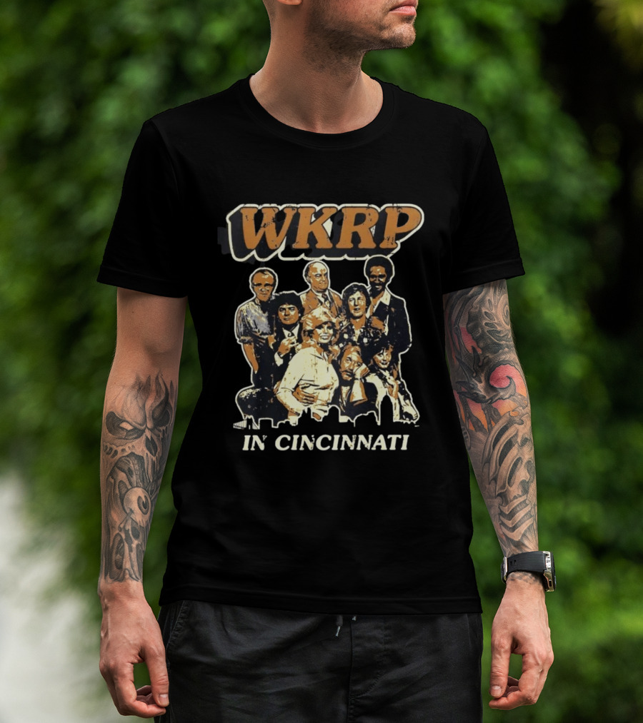 WKRP In Cincinnati Classic TV Show Cast Ensemble T-Shirt