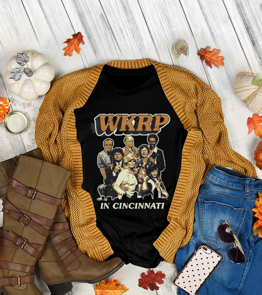 WKRP In Cincinnati Classic TV Show Cast Ensemble T-Shirt