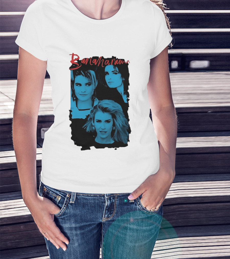 Bananarama 80s Pop Halftone T-Shirt