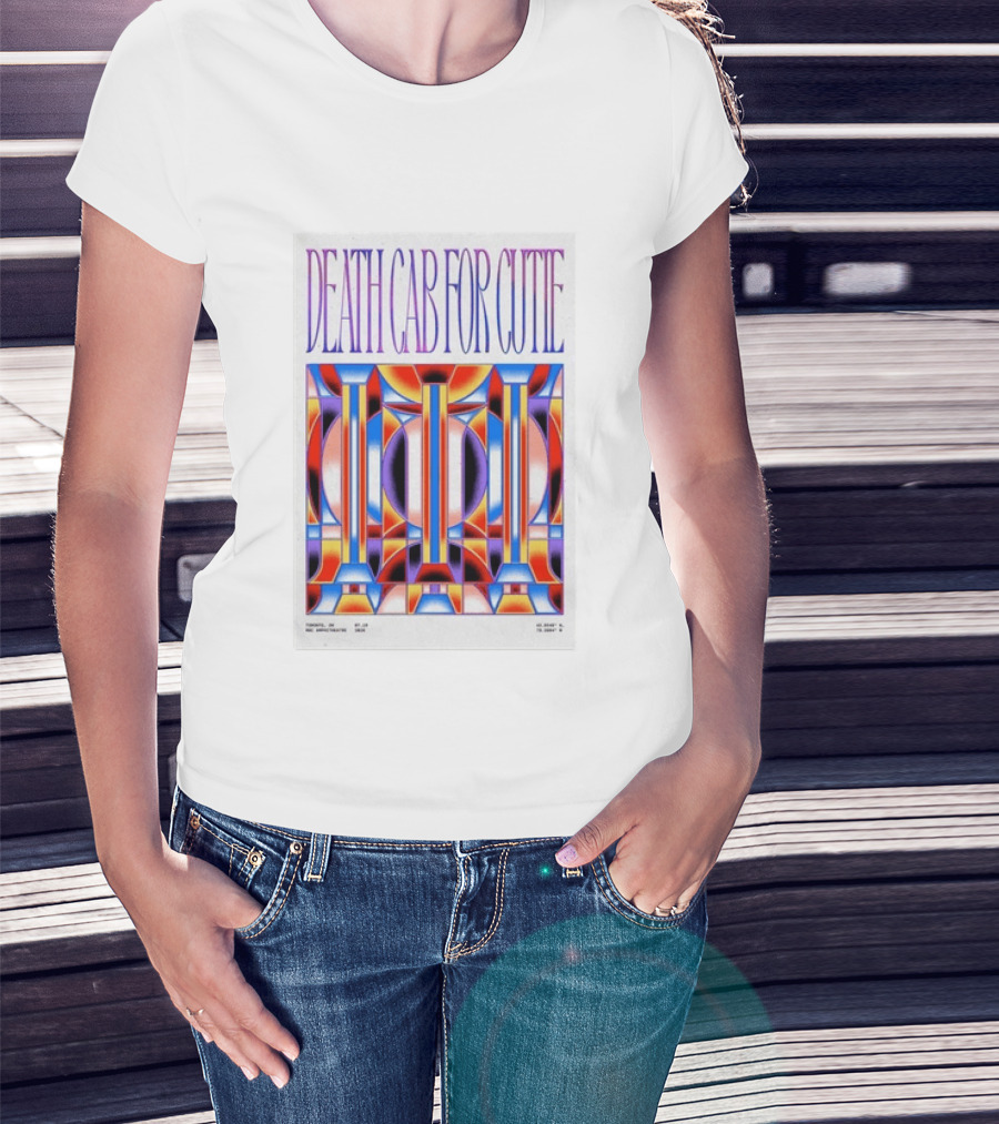 Death Cab For Cutie Toronto ON 07 19 2026 Tour Geometric T-Shirt