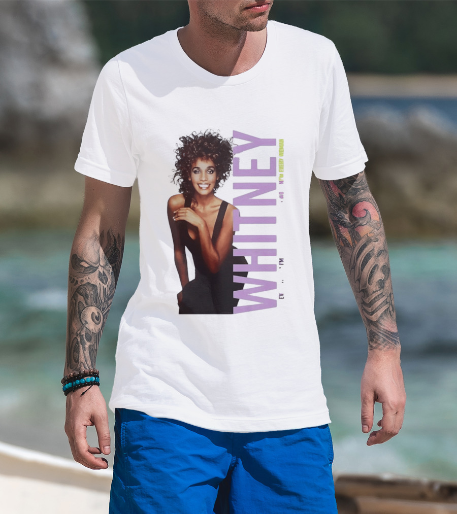 Whitney Houston I'm Every Woman Iconic Music Legend T-Shirt