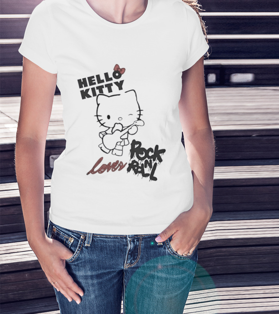 Hello Kitty Lovers Rock N Roll T-Shirt