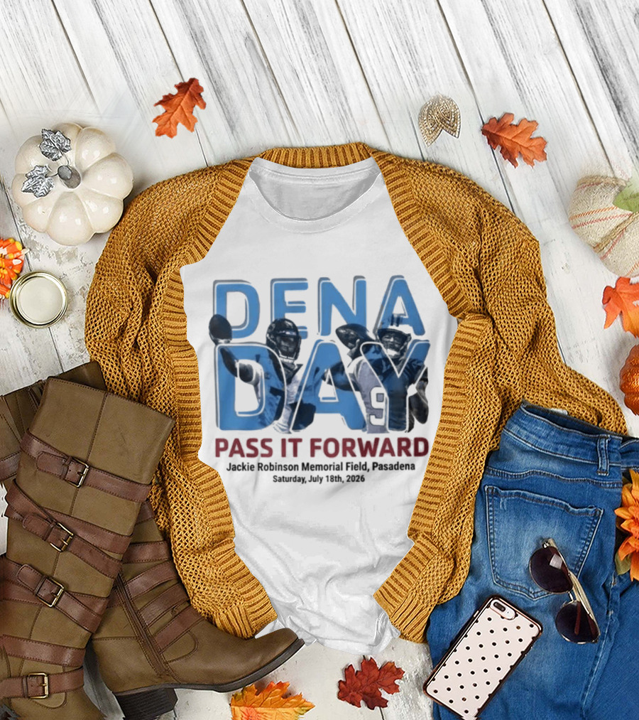 Panthers Dena Day 2026 Pass It Forward Jackie Robinson Memorial Field July 18th Pasadena T-Shirt