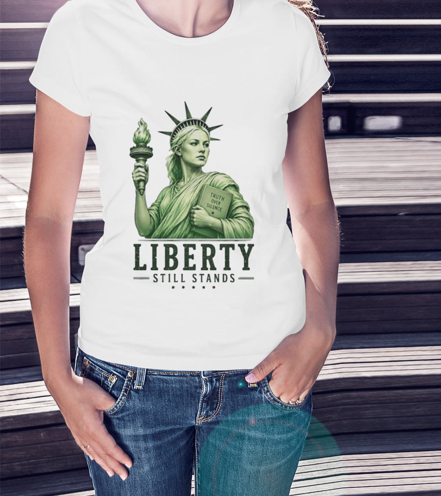 Sophie Cunningham Liberty Truth Over Silence Statue Still Stands T-Shirt