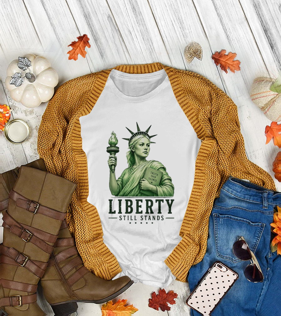 Sophie Cunningham Liberty Truth Over Silence Statue Still Stands T-Shirt