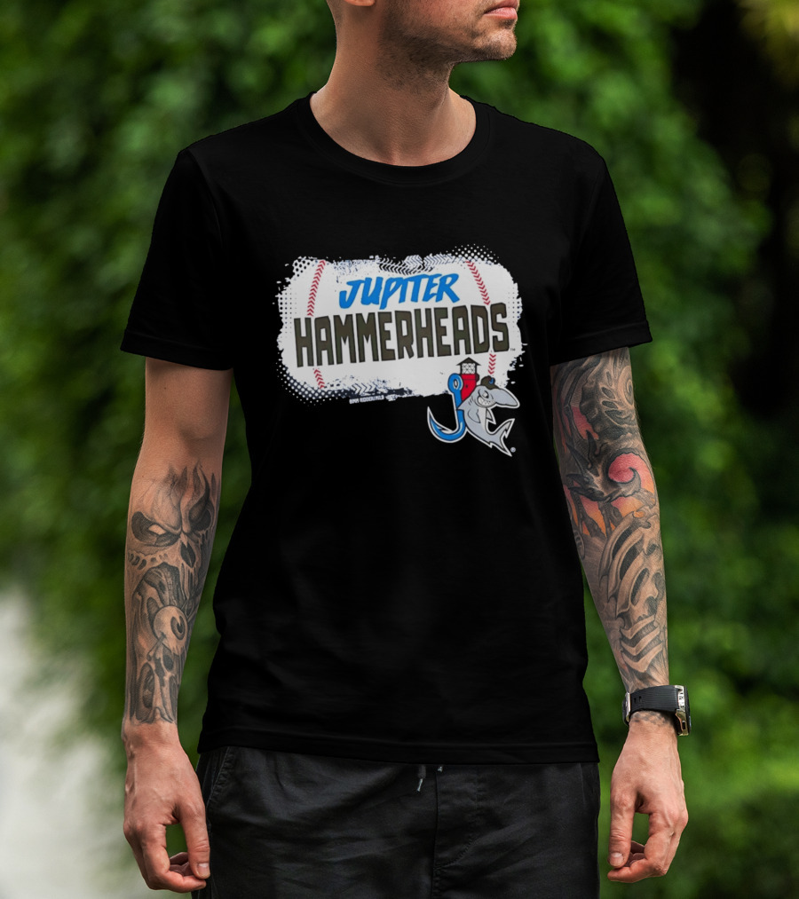 BIMM RIDDER MLB Jupiter Hammerheads Baseball Team MLB Sports T-Shirt