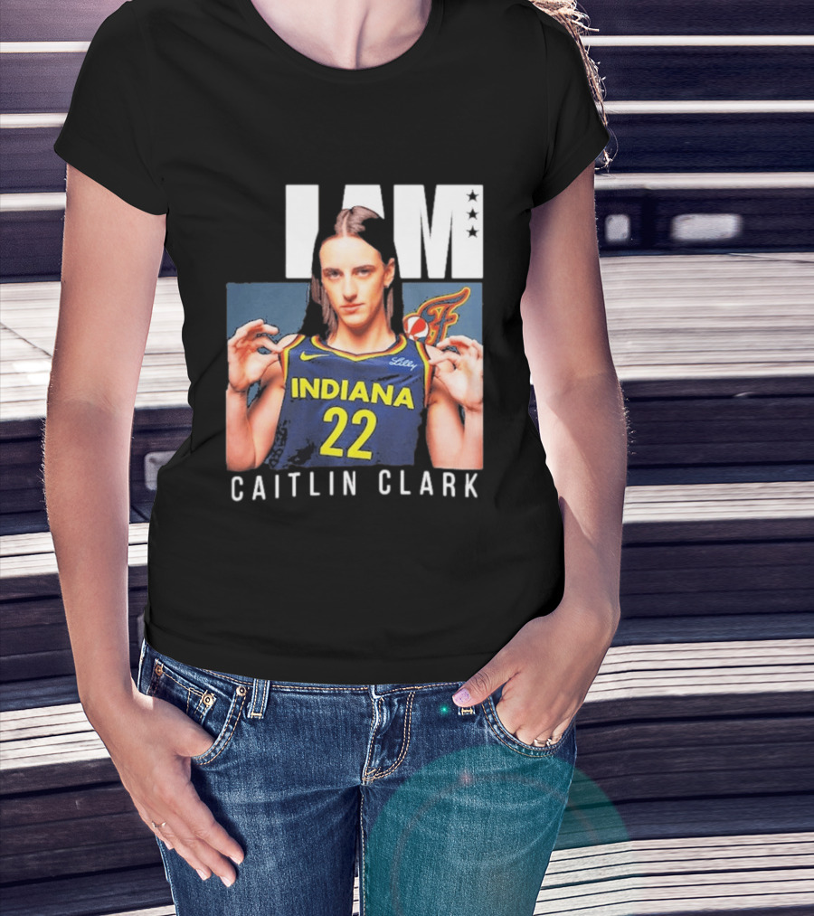 Caitlin Clark Indiana Fever Basketball SLAM Magazine I AM T-Shirt