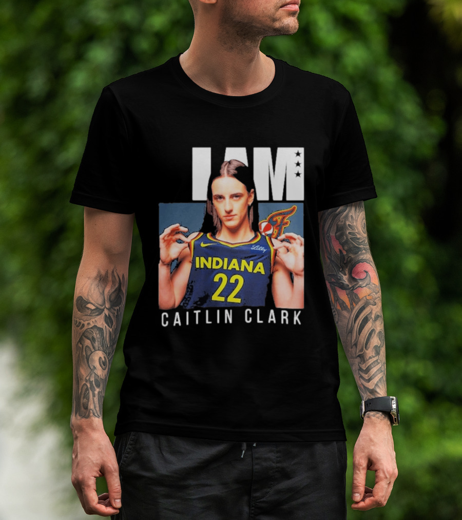 Caitlin Clark Indiana Fever Basketball SLAM Magazine I AM T-Shirt