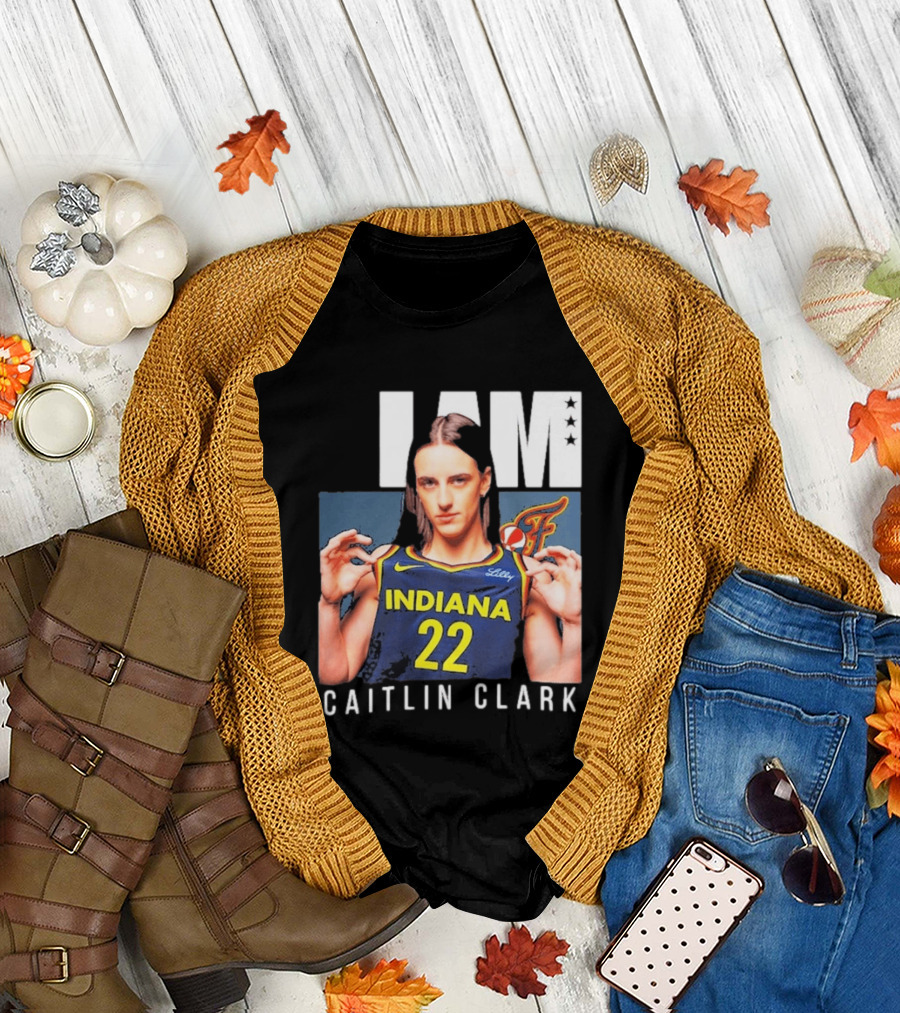 Caitlin Clark Indiana Fever Basketball SLAM Magazine I AM T-Shirt