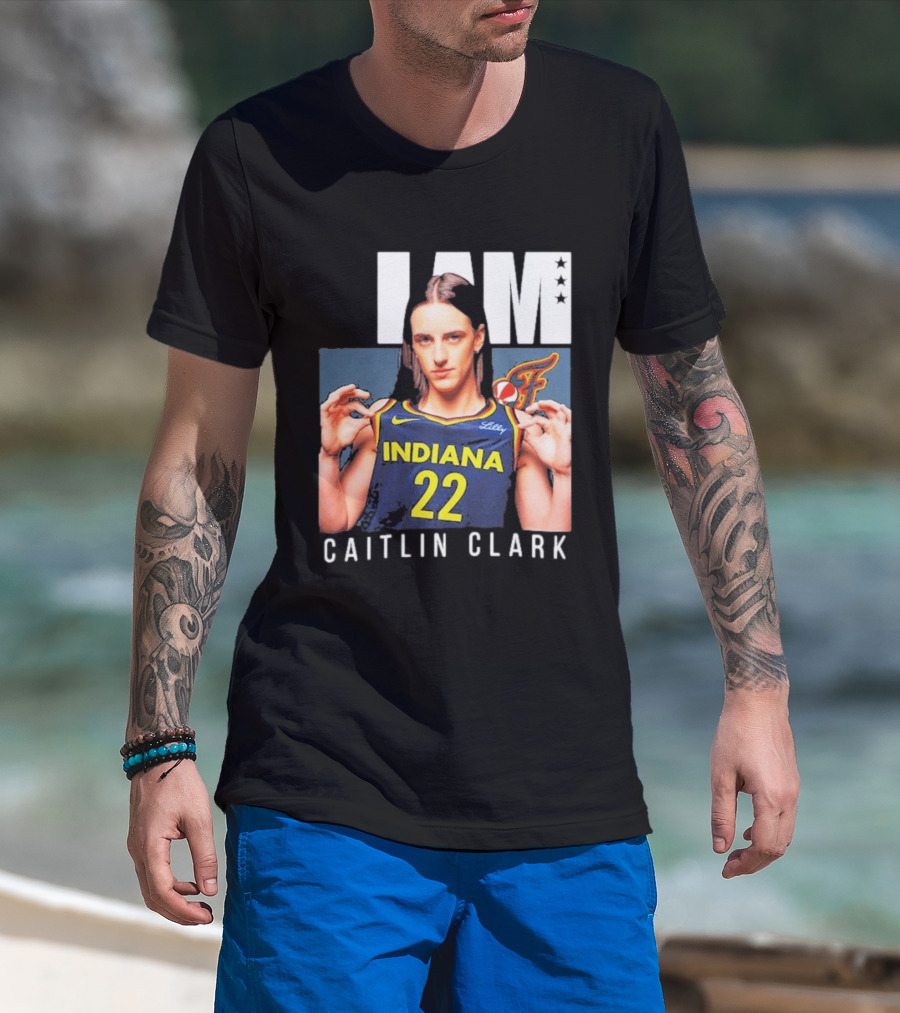 Caitlin Clark Indiana Fever Basketball SLAM Magazine I AM T-Shirt